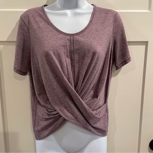 Like New - Lululemon twist front crop top. Size 4